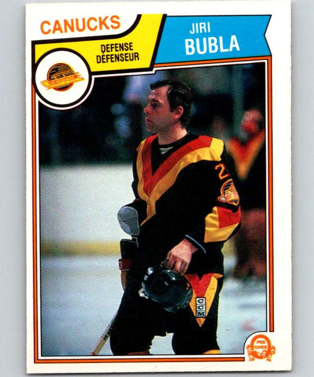 1983-84 O-Pee-Chee #347 Jiri Bubla VG RC Rookie Vancouver Canucks 