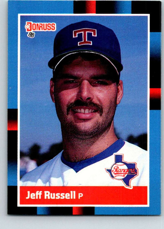 1988 Donruss #531 Jeff Russell NM-MT Texas Rangers 