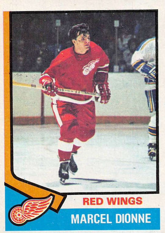 1974-75 Topps #72 Marcel Dionne VG  Detroit Red Wings 