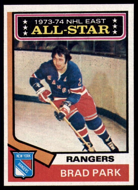 1974-75 Topps #131 Brad Park AS VG  New York Rangers 