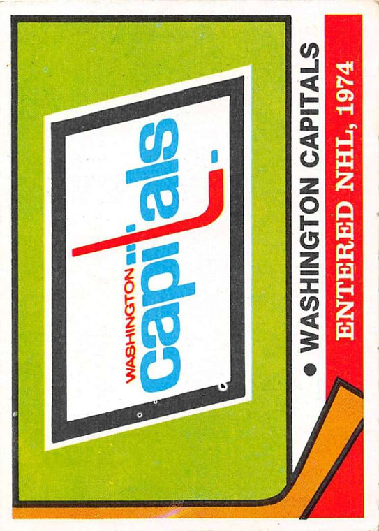 1974-75 Topps #256 Capitals Team VG  Washington Capitals 
