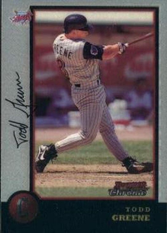 1998 Bowman Chrome #58 Todd Greene NM-MT Anaheim Angels 