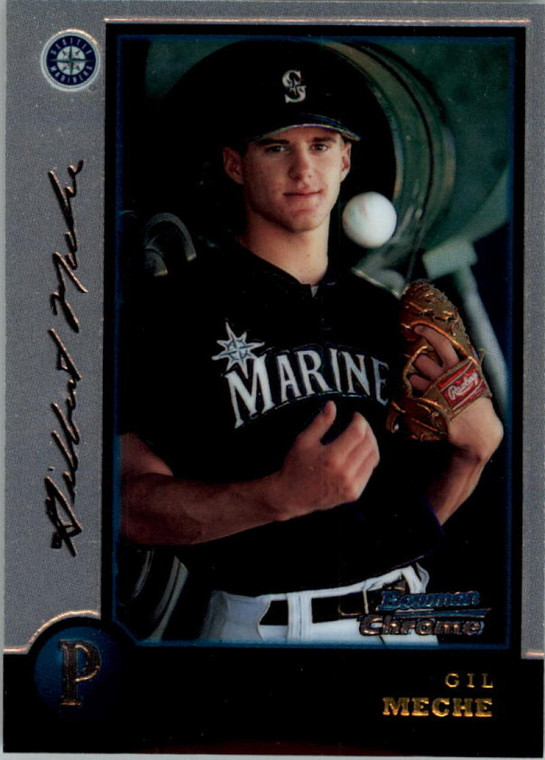 1998 Bowman Chrome #80 Gil Meche NM-MT Seattle Mariners 