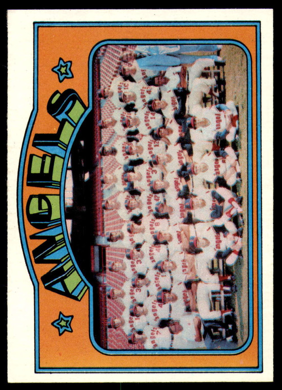 1972 Topps #71 Angels Team VG California Angels 