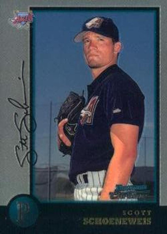 1998 Bowman Chrome #126 Scott Schoeneweis NM-MT Anaheim Angels 