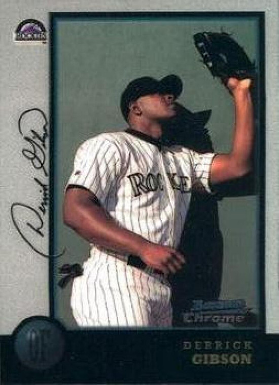 1998 Bowman Chrome #144 Derrick Gibson NM-MT Colorado Rockies 