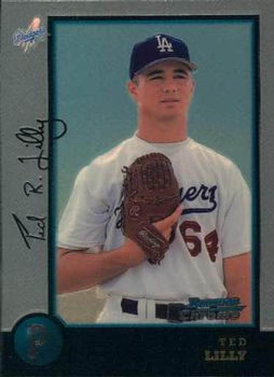 1998 Bowman Chrome #183 Ted Lilly NM-MT RC Rookie Los Angeles Dodgers 