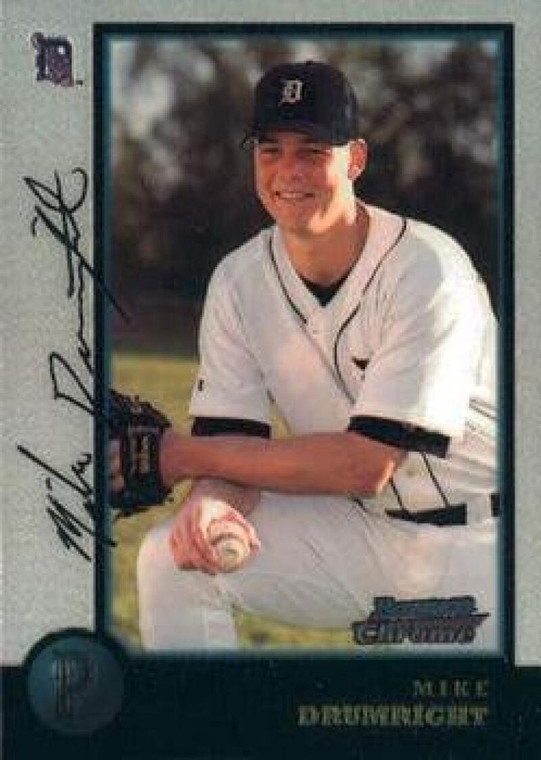 1998 Bowman Chrome #186 Mike Drumright NM-MT Detroit Tigers 