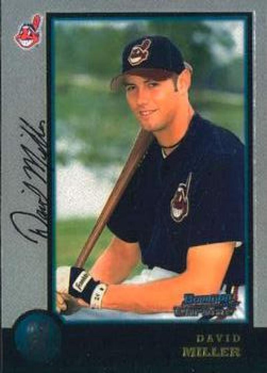1998 Bowman Chrome #203 David Miller NM-MT Cleveland Indians 