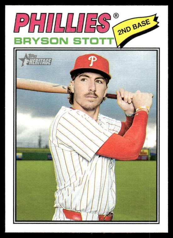 2026 Topps Heritage #382 Bryson Stott NM-MT  Philadelphia Phillies 