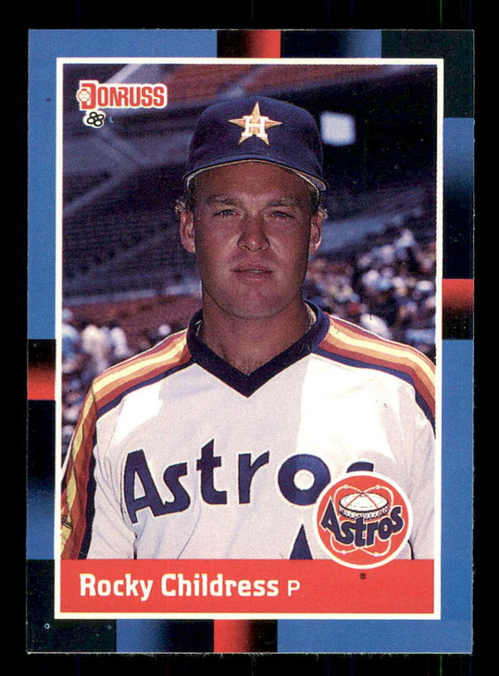 1988 Donruss #554 Rocky Childress NM-MT RC Rookie Houston Astros 