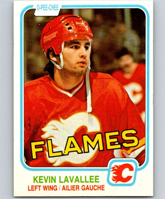 1981-82 O-Pee-Chee #43 Kevin LaVallee VG RC Rookie Calgary Flames 