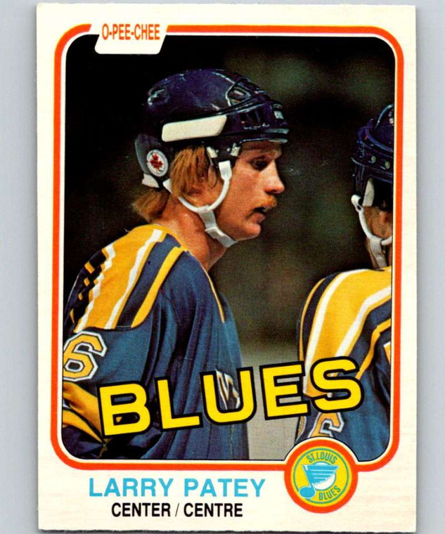 1981-82 O-Pee-Chee #303 Larry Patey VG St. Louis Blues 
