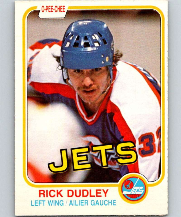 1981-82 O-Pee-Chee #362 Rick Dudley VG Winnipeg Jets 