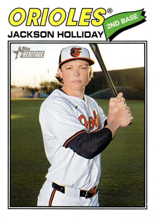 2026 Topps Heritage #218 Jackson Holliday NM-MT  Baltimore Orioles 