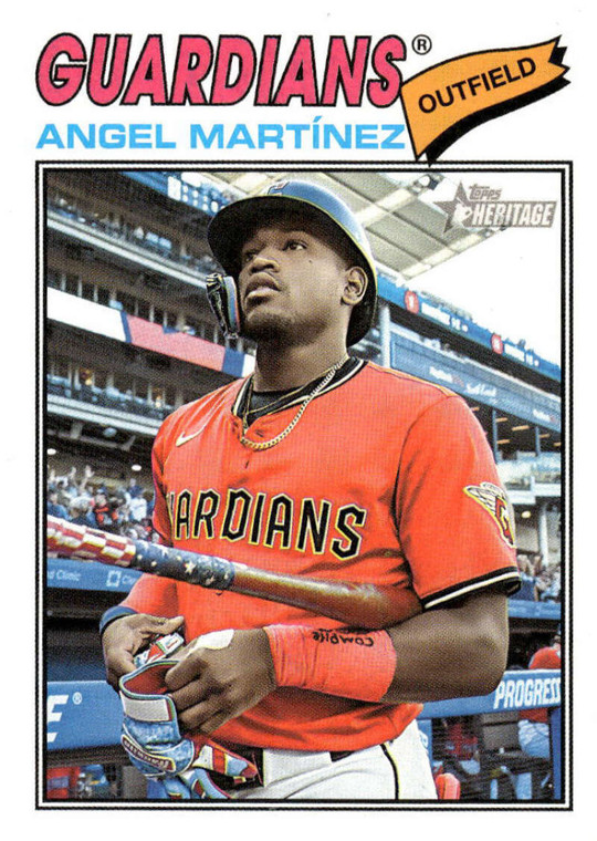 2026 Topps Heritage #177 Angel Martinez NM-MT  Cleveland Guardians 