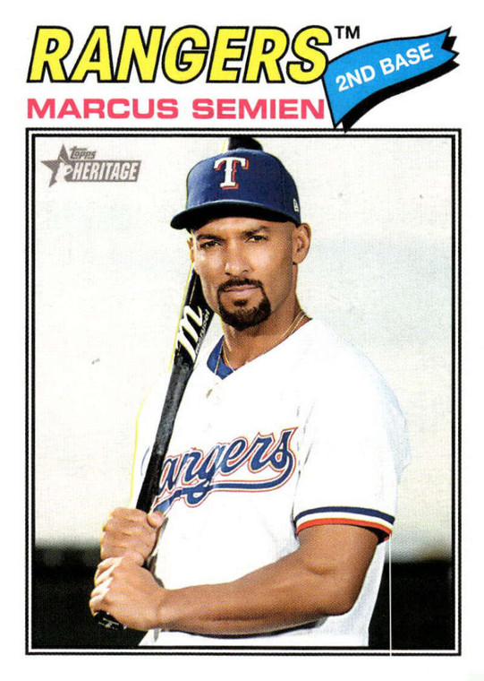 2026 Topps Heritage #366 Marcus Semien NM-MT  Texas Rangers 