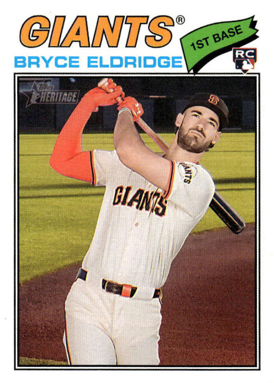 2026 Topps Heritage #310 Bryce Eldridge NM-MT  RC Rookie San Francisco Giants 