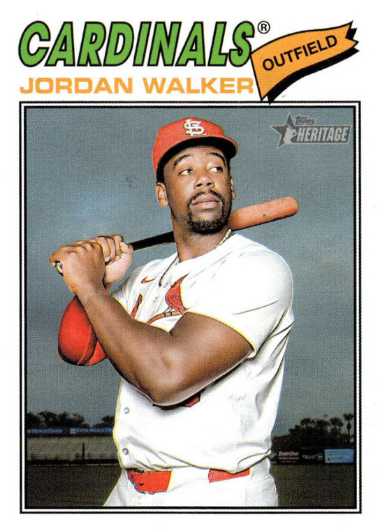 2026 Topps Heritage #399 Jordan Walker NM-MT  St. Louis Cardinals 