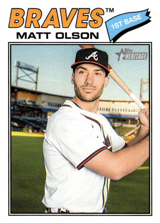 2026 Topps Heritage #194 Matt Olson NM-MT  Atlanta Braves 