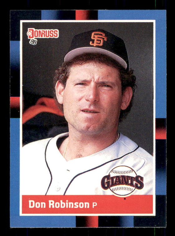 1988 Donruss #573 Don Robinson NM-MT San Francisco Giants 