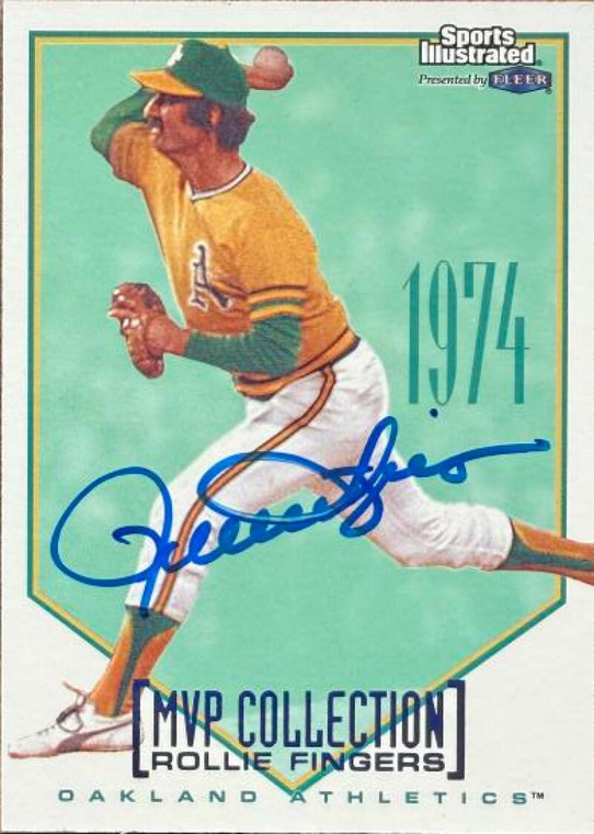 Rollie Fingers Autographed 1998 Sports Illustrated World Series Fever - MVP Collection #5MC Oakland Athletics Card 