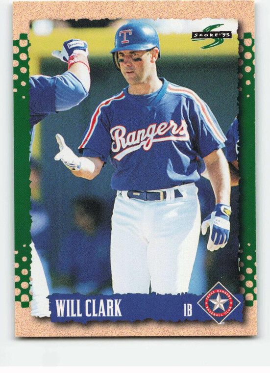 1995 Score #37 Will Clark NM-MT  Texas Rangers 
