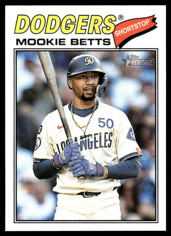 2026 Topps Heritage #12 Mookie Betts NM-MT  Los Angeles Dodgers 