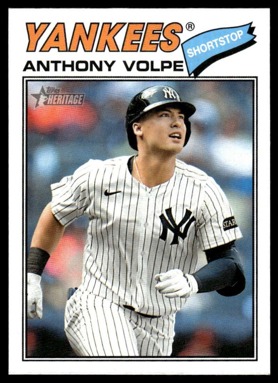 2026 Topps Heritage #297 Anthony Volpe NM-MT  New York Yankees 