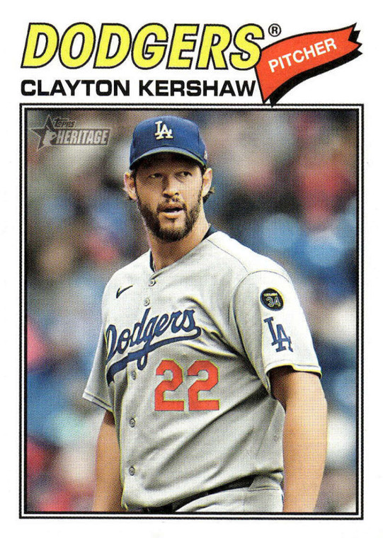 2026 Topps Heritage #190 Clayton Kershaw NM-MT  Los Angeles Dodgers 