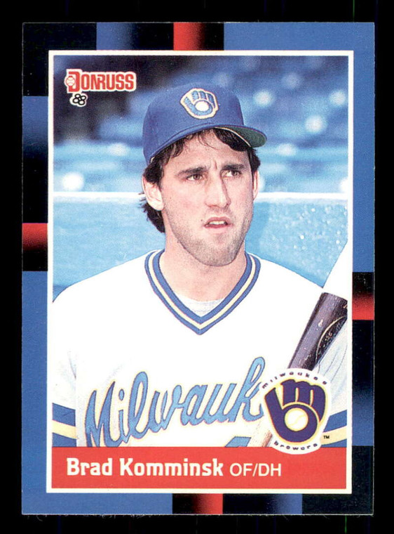 1988 Donruss #583 Brad Komminsk NM-MT Milwaukee Brewers 