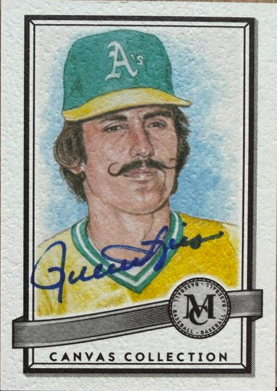 Rollie Fingers Autographed 2016 Topps Museum Collection - Canvas Collection Reprints #CC-14 Oakland Athletics Card   