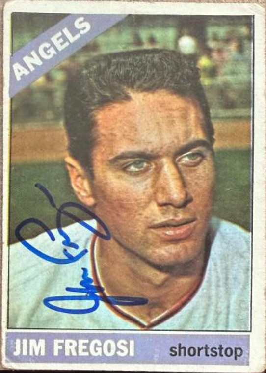 Jim Fregosi Autographed 1966 Topps #5 California Angels Card