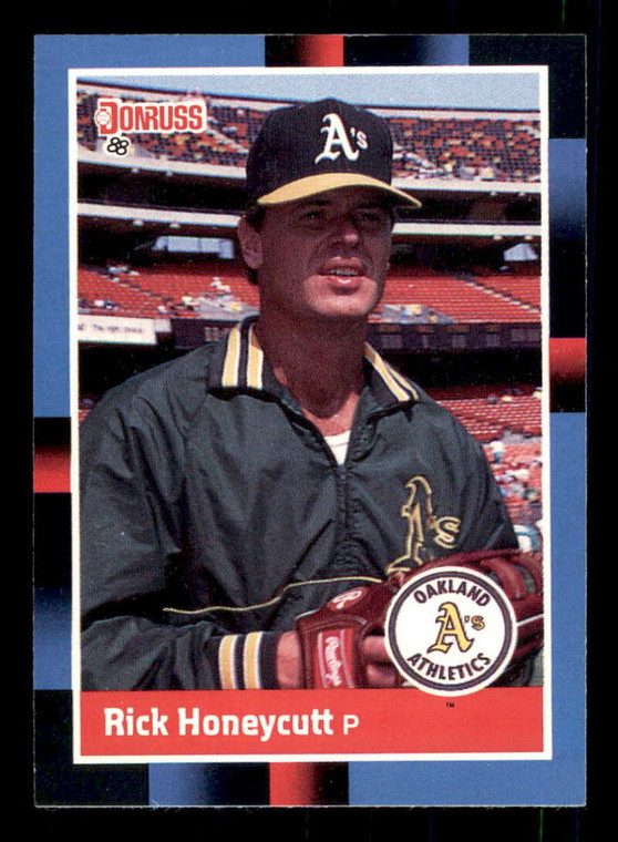 1988 Donruss #590 Rick Honeycutt NM-MT Oakland Athletics 