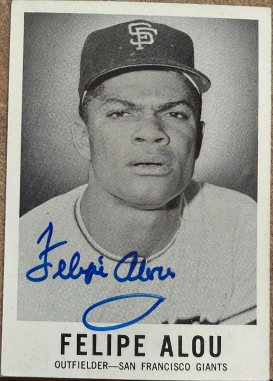 Felipe Alou Autographed 1960 Leaf #6 San Francisco Giants Card 