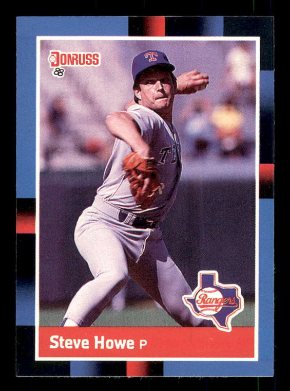 1988 Donruss #593 Steve Howe NM-MT Texas Rangers 