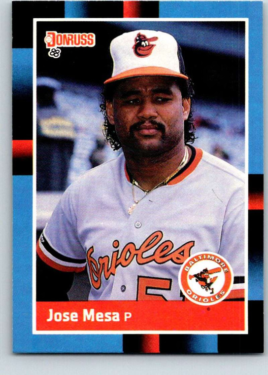 1988 Donruss #601 Jose Mesa NM-MT RC Rookie Baltimore Orioles 