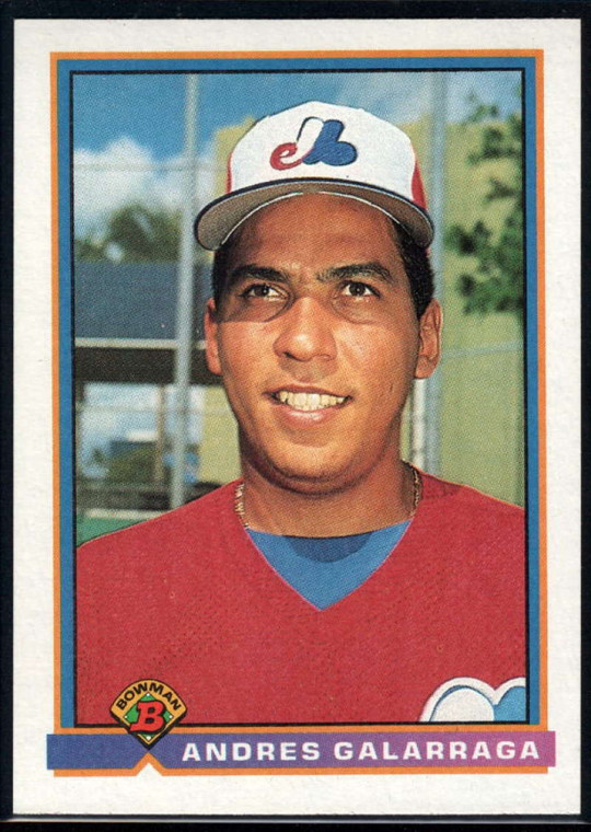 1991 Bowman #446 Andres Galarraga VG Montreal Expos 
