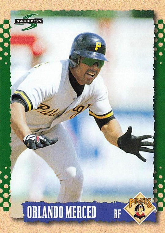 1995 Score #44 Orlando Merced NM-MT  Pittsburgh Pirates 