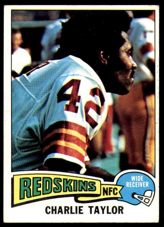 1975 Topps #20 Charley Taylor UER VG  Washington Redskins 