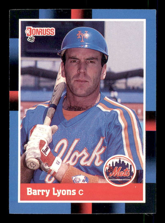 1988 Donruss #619 Barry Lyons NM-MT RC Rookie SP New York Mets 