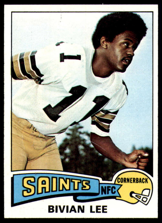 1975 Topps #47 Bivian Lee VG  New Orleans Saints 