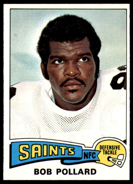 1975 Topps #63 Bob Pollard VG  New Orleans Saints 