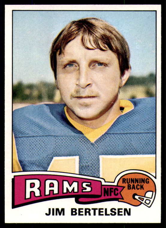 1975 Topps #121 Jim Bertelsen VG  Los Angeles Rams 