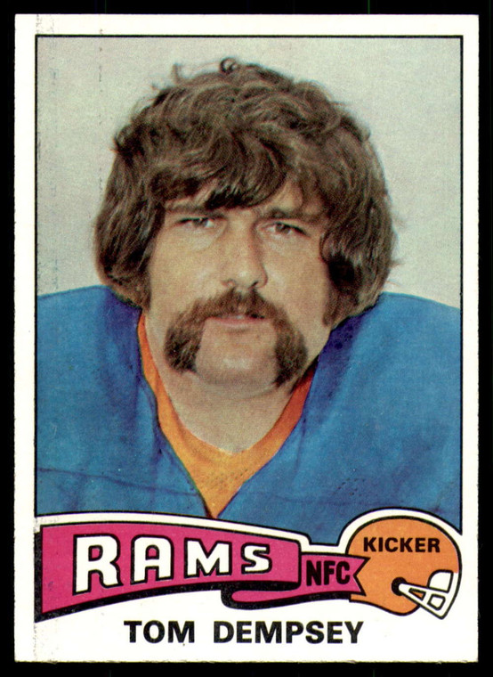 1975 Topps #163 Tom Dempsey VG  Philadelphia Eagles 
