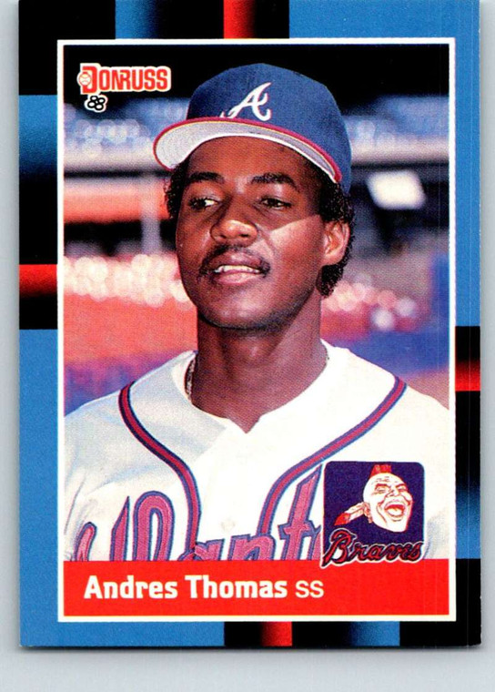 1988 Donruss #627 Andres Thomas NM-MT SP Atlanta Braves 
