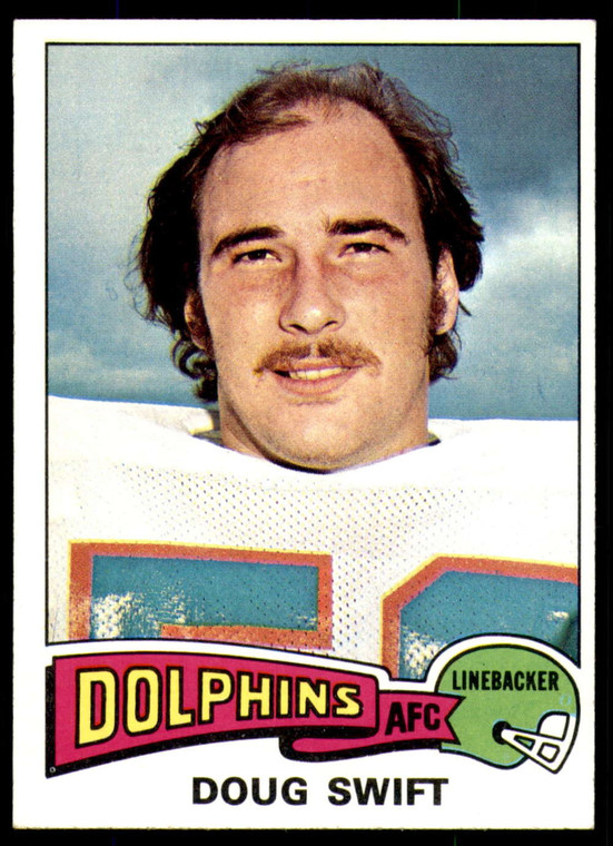 1975 Topps #167 Doug Swift VG  Miami Dolphins 