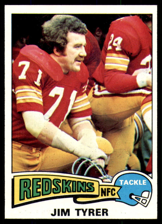 1975 Topps #179 Jim Tyrer VG  Washington Redskins 