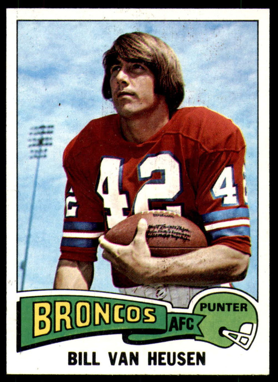 1975 Topps #267 Bill Van Heusen VG  Denver Broncos 