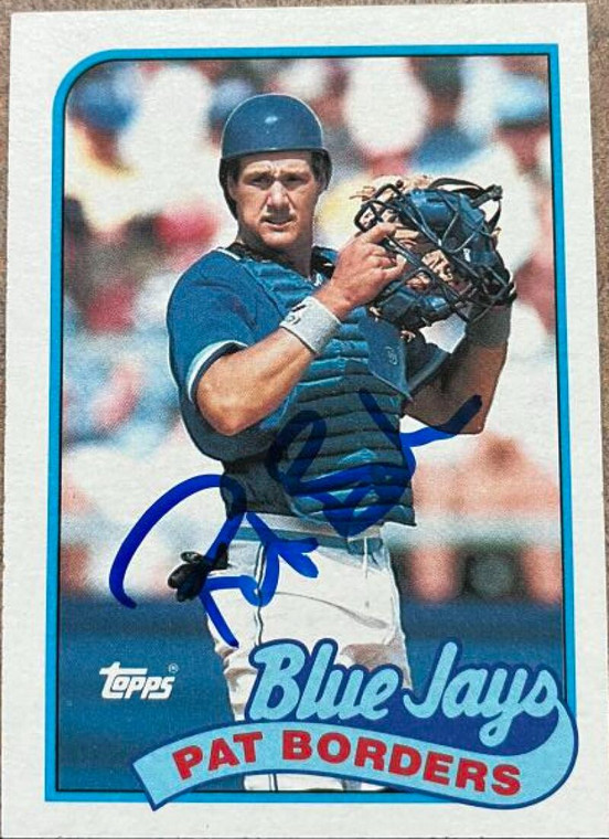 Pat Borders Autographed 1989 Topps #693 Rookie Card